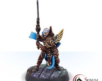 Paladin Alfred the Wandering Knight, Knight Human Dungeons and Dragons, 32mm Miniatures, DnD Characters Paladin