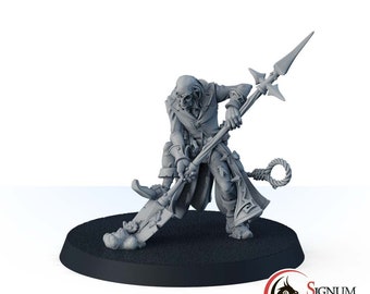 Tabletop Games Fantasy Miniatures Gravedigger at Work Halloween Miniatures, Tabletop Miniatures, Resin Miniature The Grave Digger Miniature