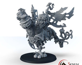Scarecrow Dragon Fantasy Miniatures, Pathfinder and other RPG's Miniatures, Tabletop RPG Mini, Halloween Weird World, Miniature for Tabletop