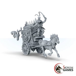 Monster Hunter Wagon, gra fabularna do gier planszowych Dungeon and Dragons, postać NPC, skala 28 mm 32 mm, drukowane w 3D miniatury