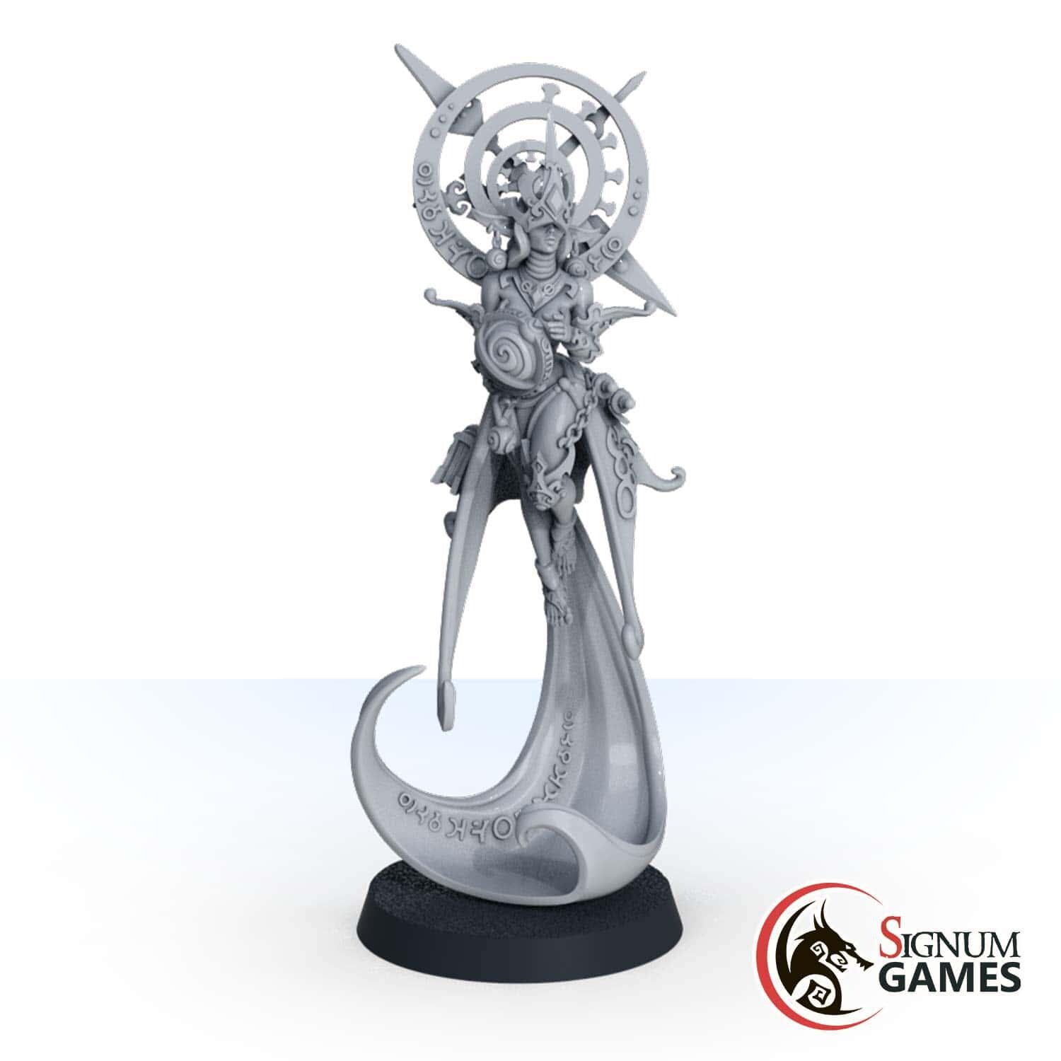 Ttrpg Oracle Star Oracle Female DND Mage Miniature, Fantasy TTRPG Character ...
