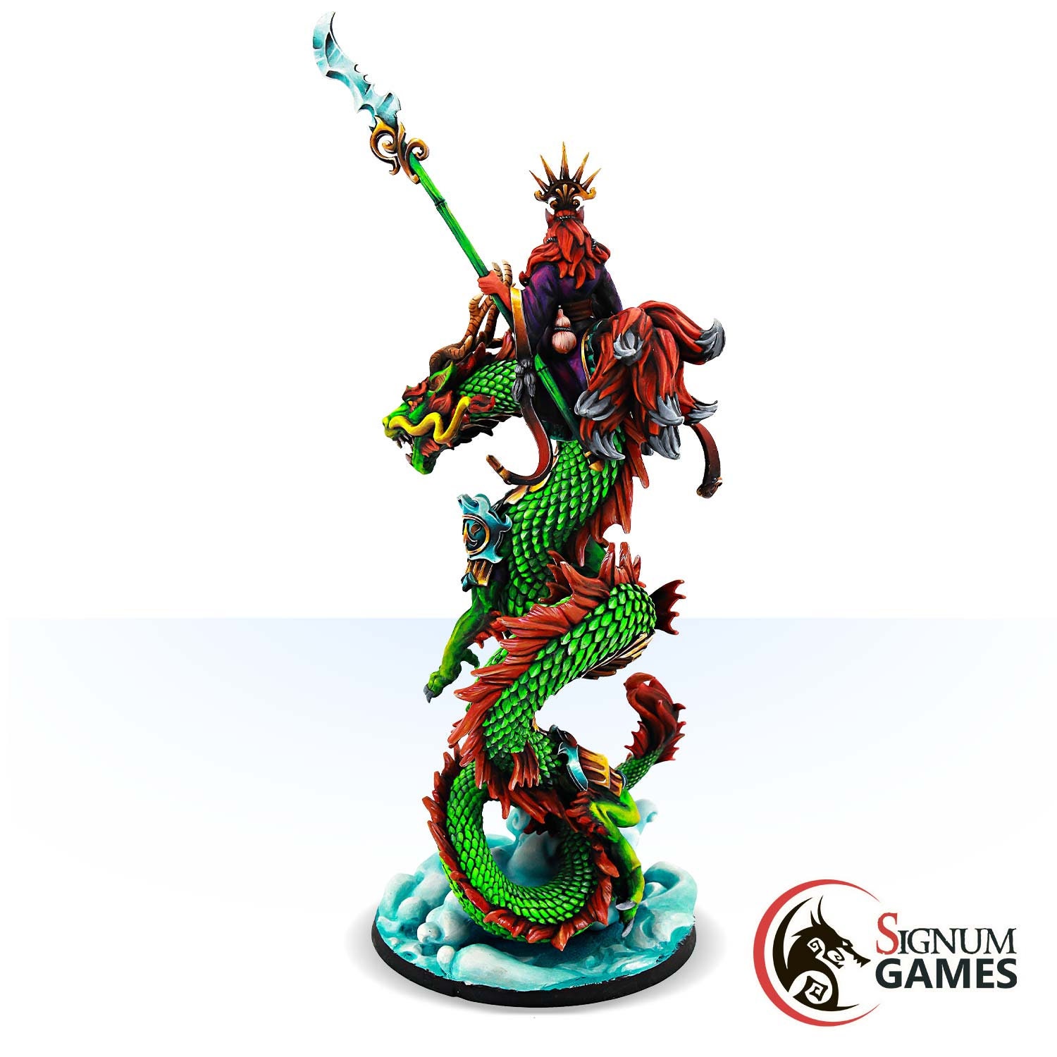 Kitsune Warrior Dragon, 32mm 28mm Fantasy Mini, Kitsune Clan Miniature ...