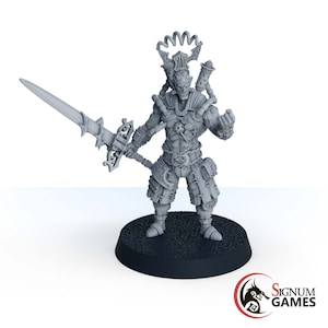Dungeons and Dragons Mini RPG Tabletop Miniature DnD Painting Great Gift Idea DnD Cursed Footman Miniature Undead Warrior Mini