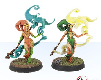 Zema the Trickster Mage Fantasy Miniatures Miniature Wizard Mini Sorcerer, Painting Great Gift Idea DnD, Trickster Mage Great Gift Idea DnD