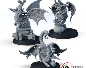 Cat Wizard Fantasy Miniature RPG Tabletop Games, Cat, Sorcerer, Warlock, Dungeons and Dragons Resin Miniature, Gift Idea Tabletop Miniature