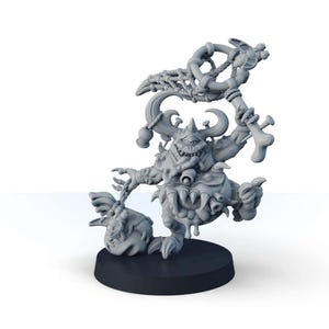 Warrior DND 28 mm painted miniature Spawn of Plague Flycatcher, 3D printed fantasy monster unpainted figure, TTRPG wargame accessory