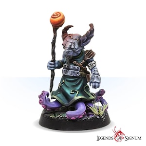 Premium dnd Miniature Naga Merfolk Fantasy Miniatures Merkaar Tentacles Warrior, 3D Printed Tabletop Resin Miniatures, 32mm RPG Mini