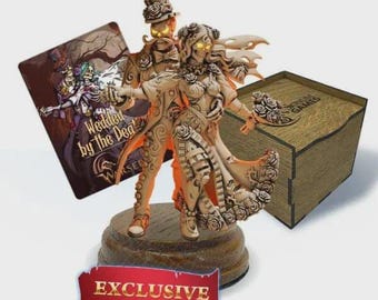 Halloween undead dancers Wedded by the Death DND fantasy miniature, 3D printed painted & unpainted character, TTRPG gamer gift