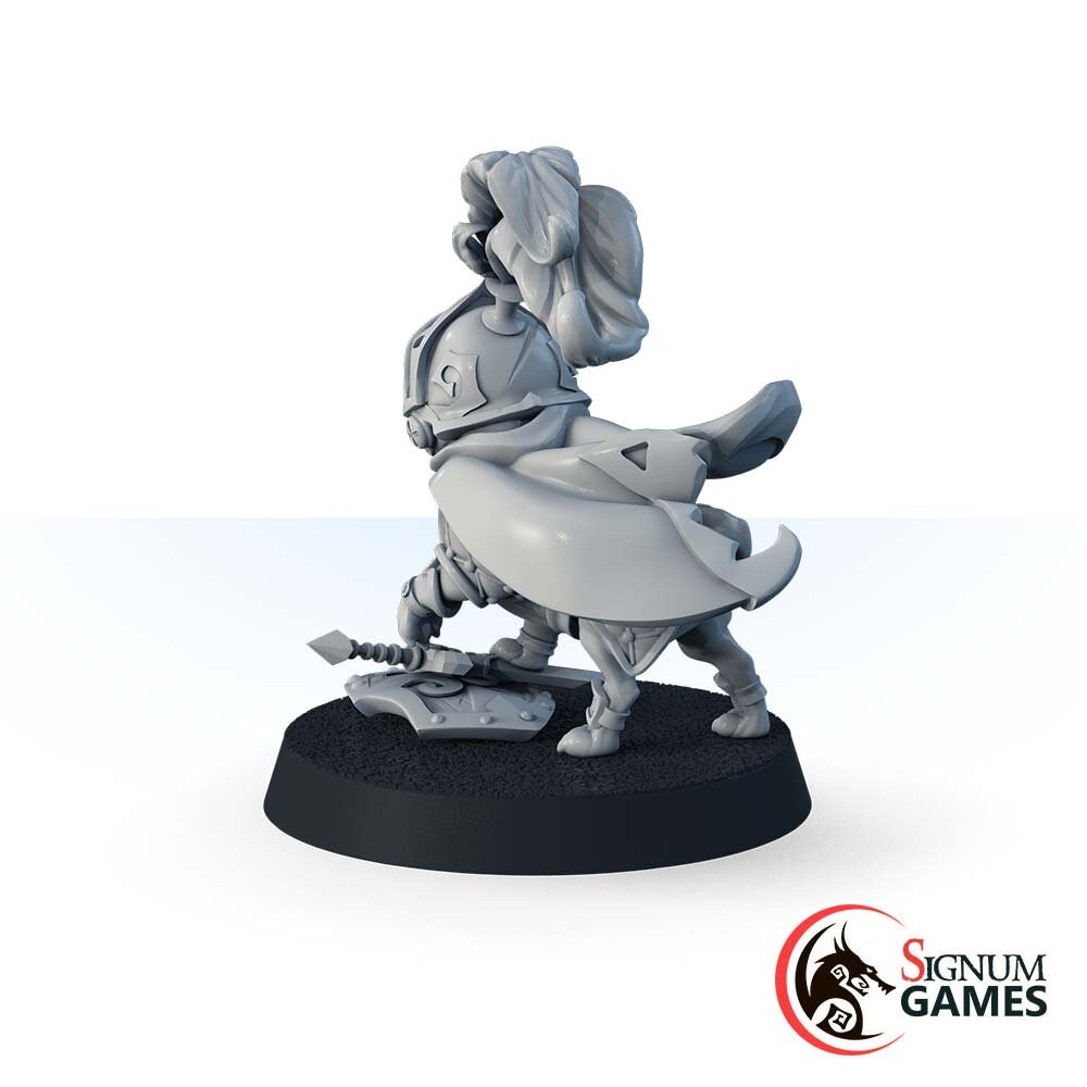 Rpg Pug Sir Barkley Knight, Pug Beast Fighter Paladin Pet Gladiator Dog, 28mm ...