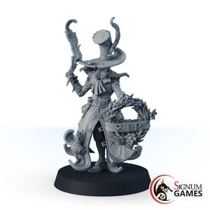 Grave Robber Grave Digger Undertaker with Wreath Fantasy Miniatures Gravedigger Miniature For Modern Tabletop Games Halloween miniatures