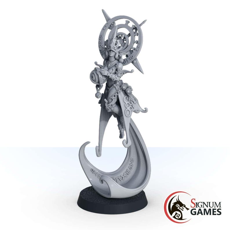 Ttrpg Oracle Star Oracle Female DND Mage Miniature, Fantasy TTRPG Character ...