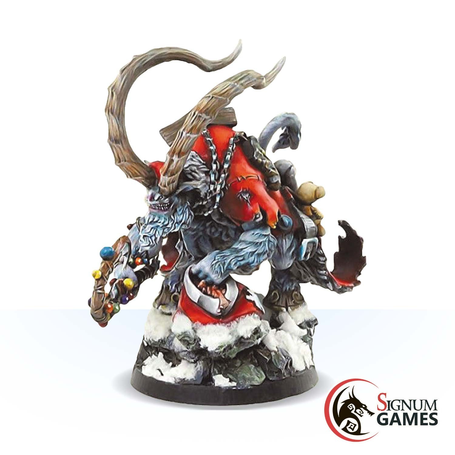 Krampus Miniatura 32/54mm Per Giochi Di Ruolo (D&amp;D, Pathfinder) - Stampata In Resina 3D
