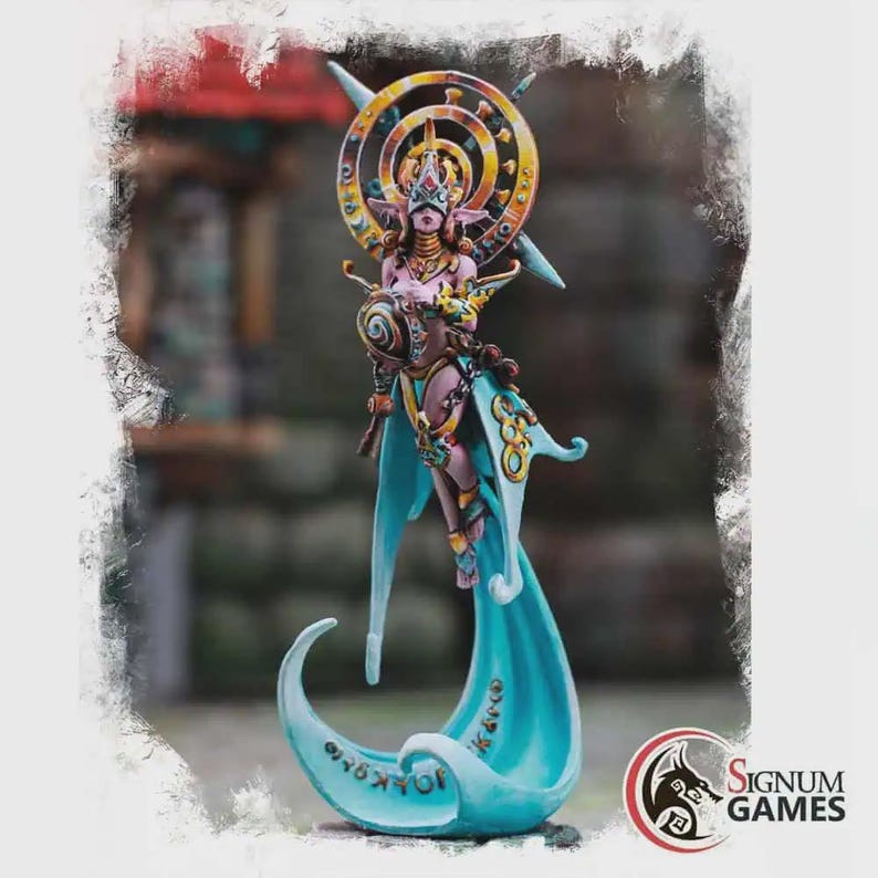 Ttrpg Oracle Star Oracle Female DND Mage Miniature, Fantasy TTRPG Character ...