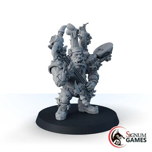 Figurine Half-Orc Bard Next Level Miniatures - Modèle M62 Occasion, Pour JDR