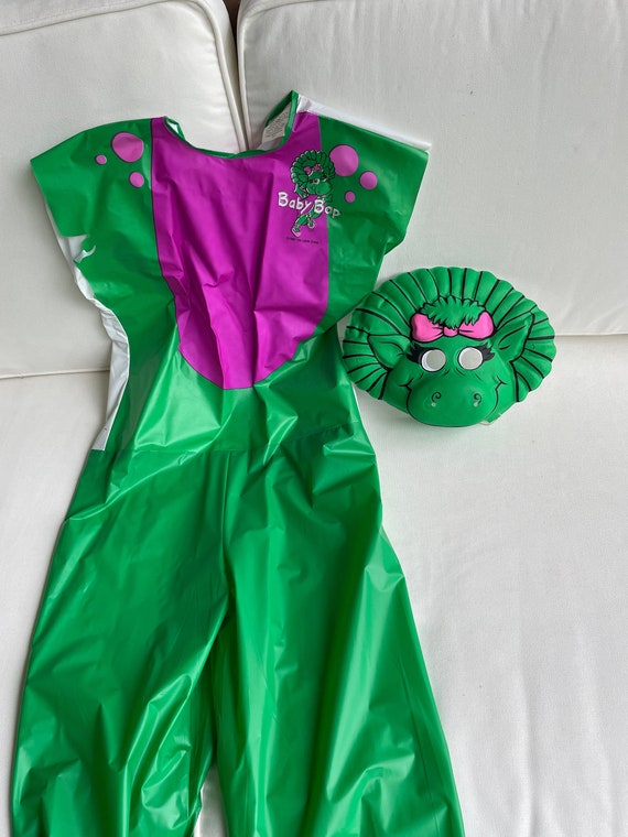 Vintage Halloween "Baby Bop" Dinosaur Costume w/ Mask… Gem