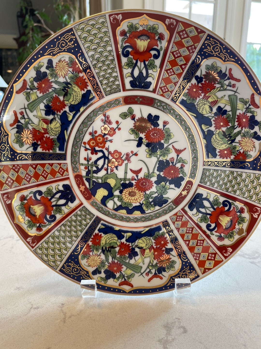 Vintage Imari Japanese Decorative Plate 10 1/4 Diameter Etsy