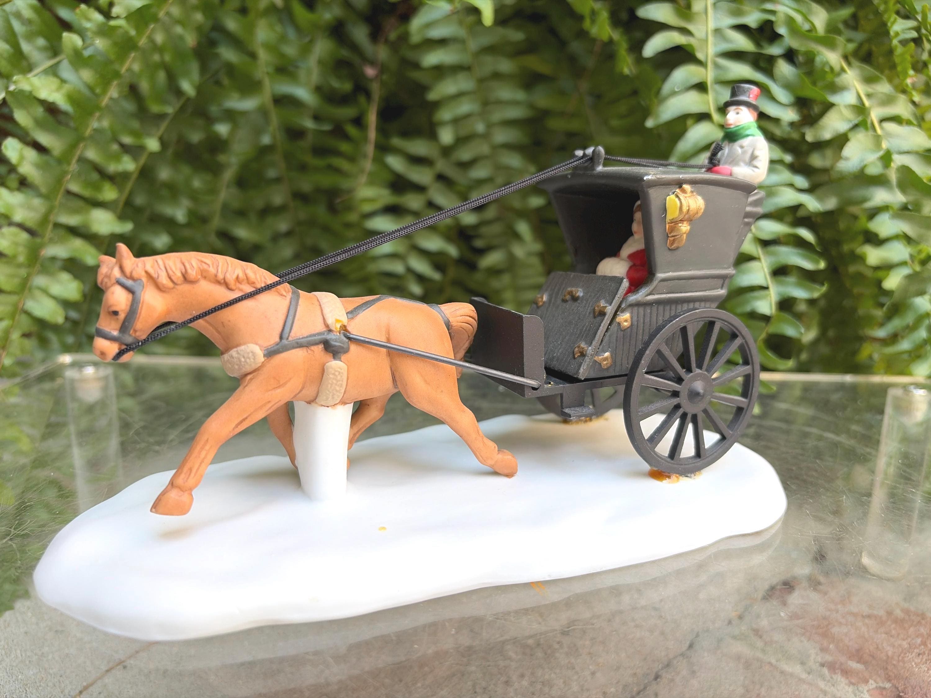 希少◆Department 56 ヘリテージビレッジ 馬車 置物 ヴィンテージ Dickens Village Horse and Carriage - Etsy