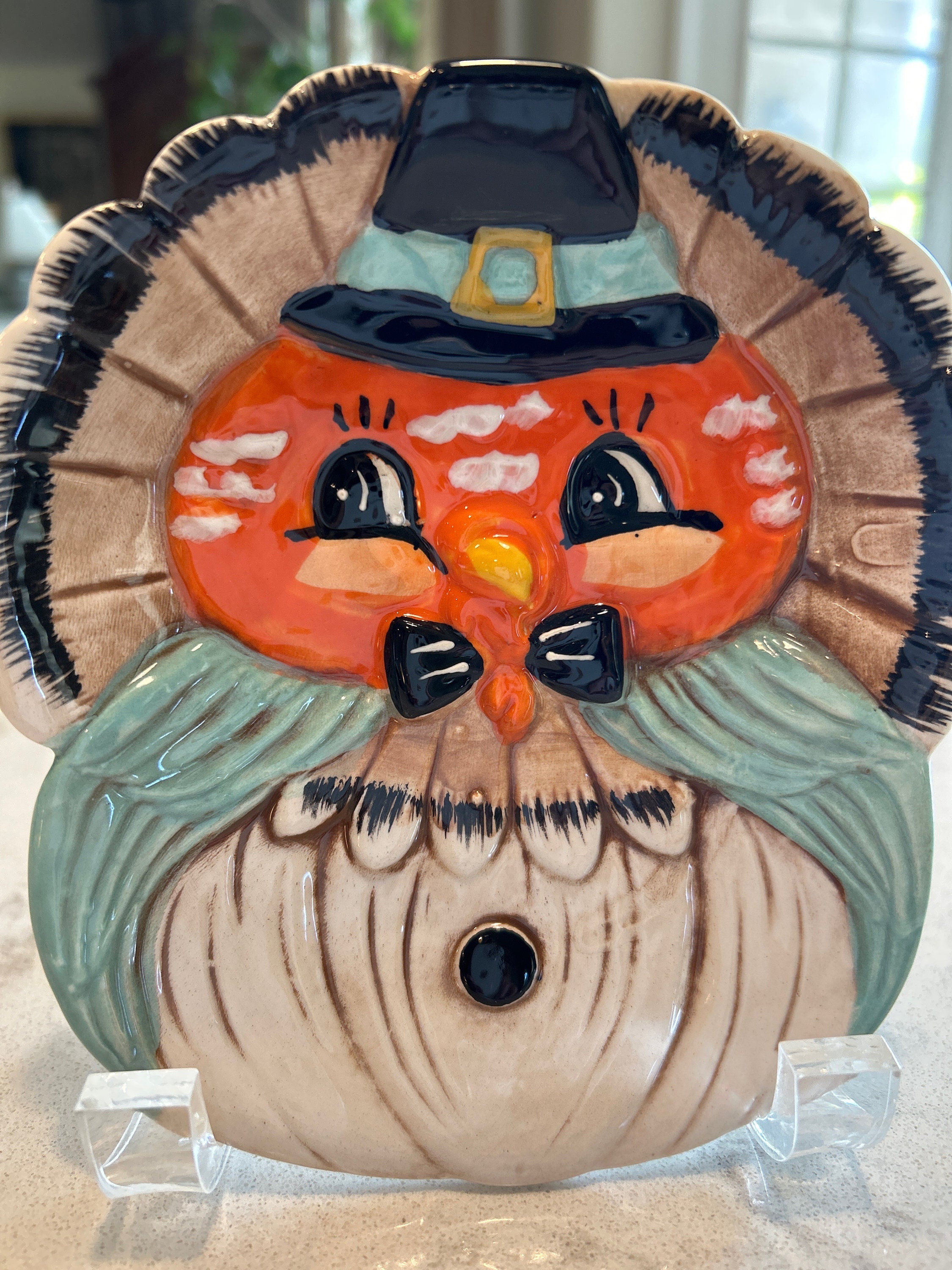 Johanna Parker Fall Thanksgiving Critter, Trinket Candy Dish