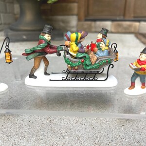 Department 56 Here We Come A'Caroling Set 3 Pezzi | Villaggio Di Neve, Collezione Natalizia, Altezza 6,3 Cm, 56.51616