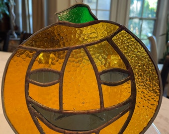 Stained Glass Jack O Lantern - Etsy