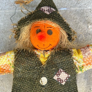 Vintage Fall Scarecrow, Halloween Scarecrow, Wreath Decoration, Fall Harvest Scarecrow