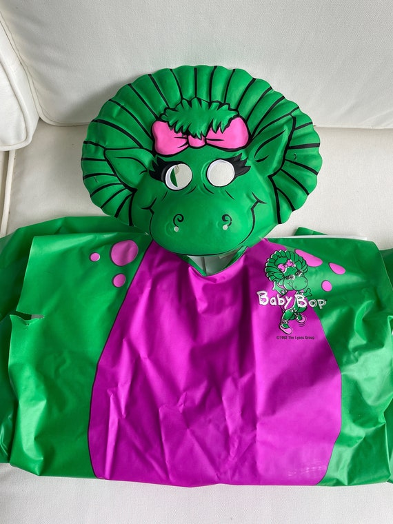 Vintage Halloween "Baby Bop" Dinosaur Costume w/ Mask… Gem