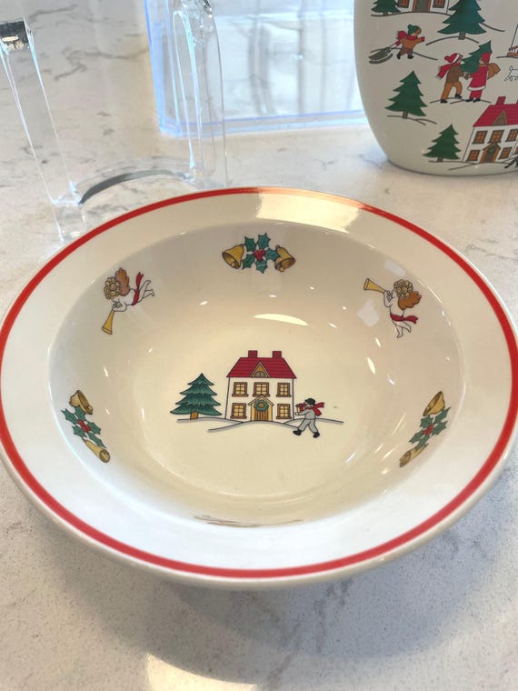 デッドストック❤️アンティークTACHIKICHIクリスマスパーティー皿7枚セット デッドストック❤️アンティークTACHIKICHIクリスマスパーティー皿7枚