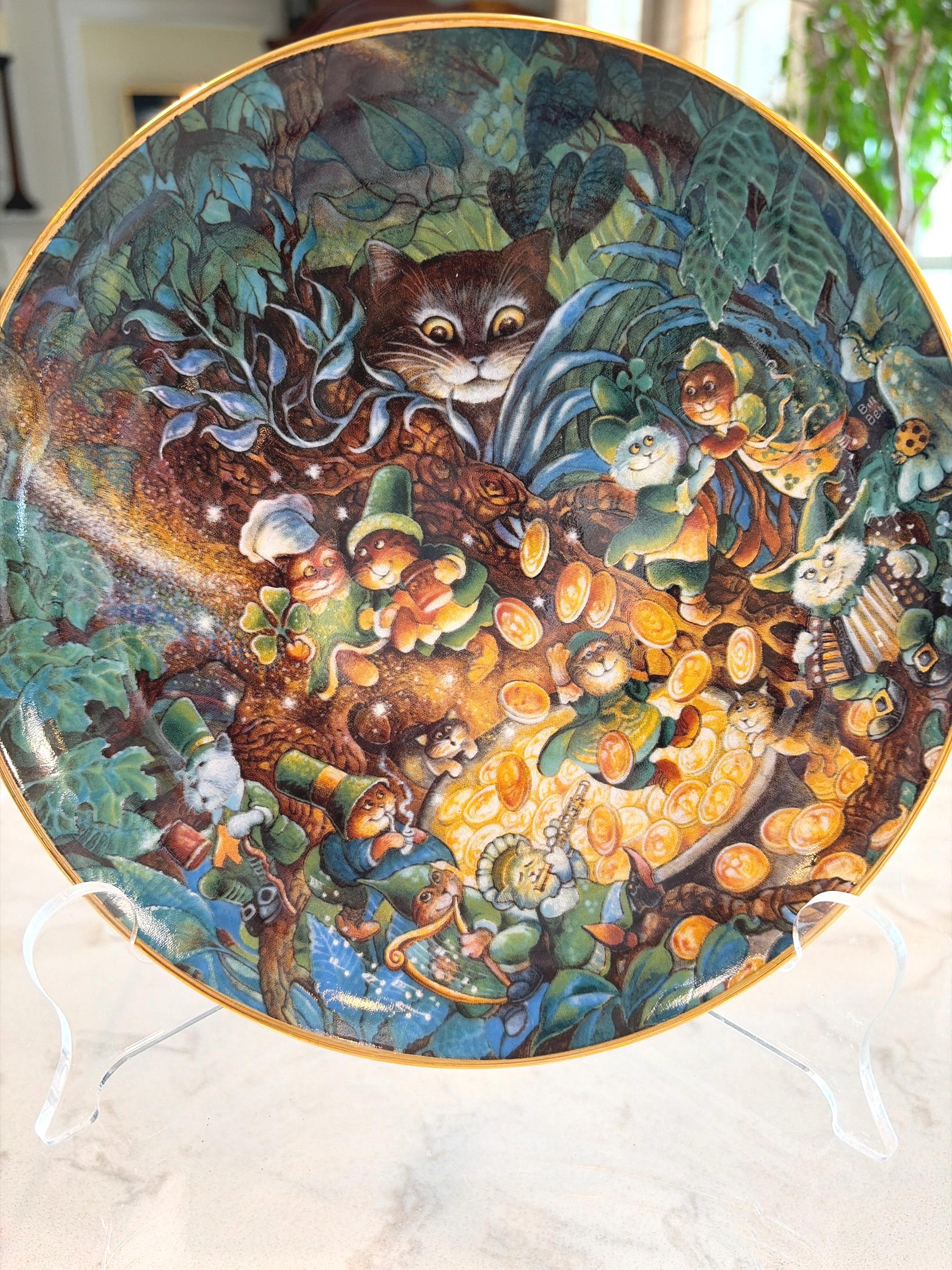 Franklin Mint Cat Plates - Etsy