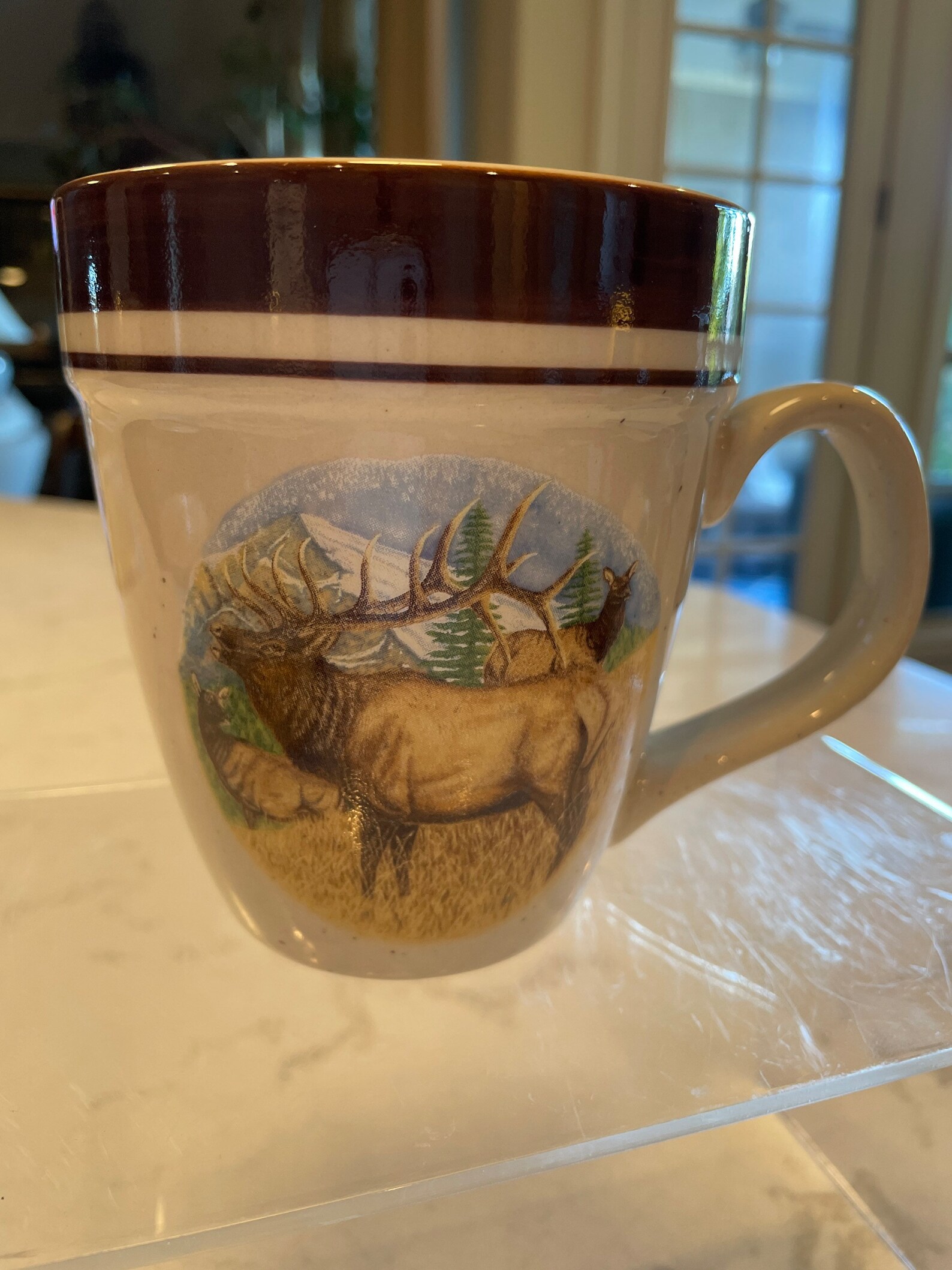 Folkcraft bugling Elkstoneware Exclusively for Cabelas by Etsy