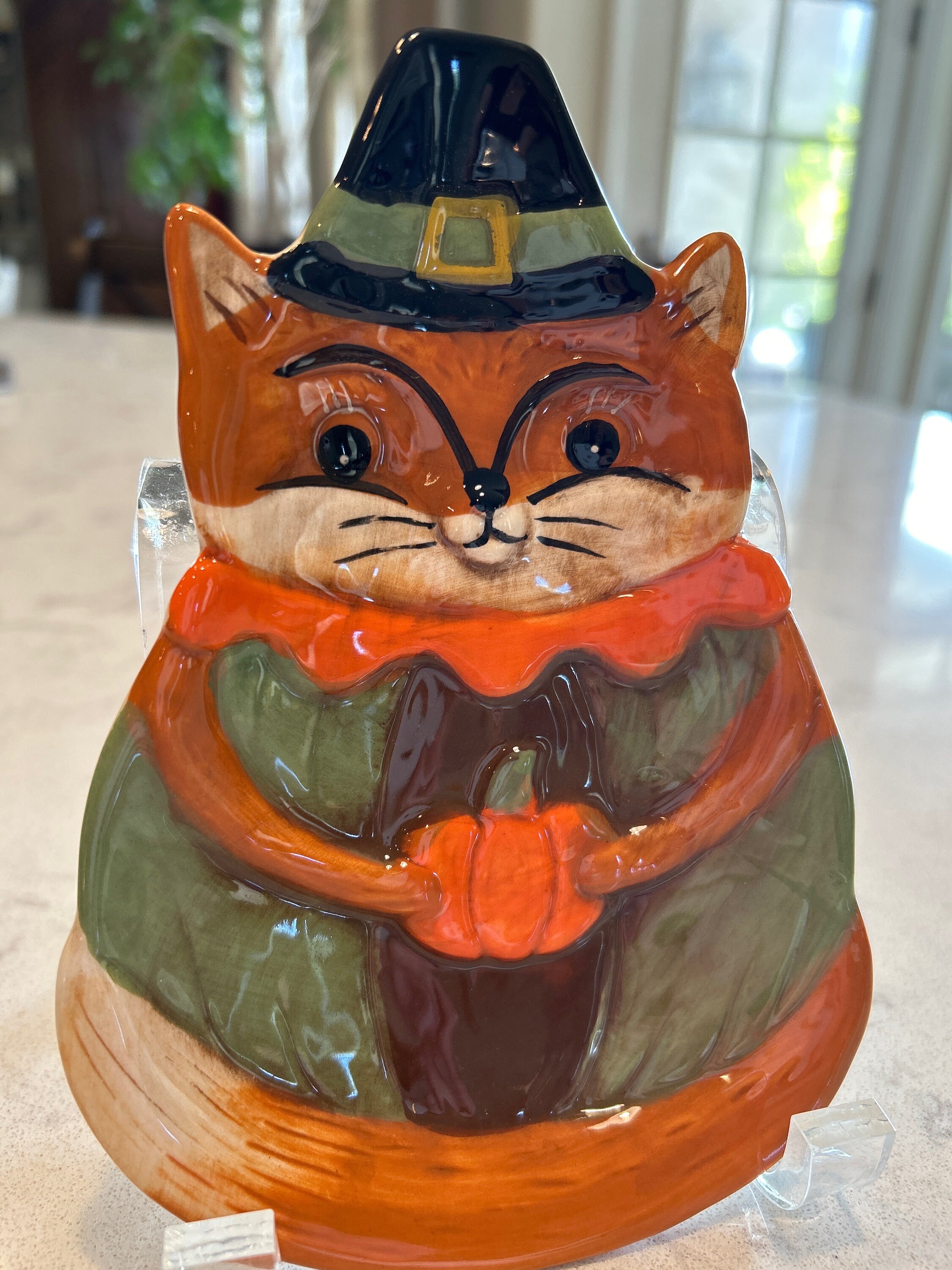 Johanna Parker Fall Thanksgiving Critter, Trinket Candy Dish