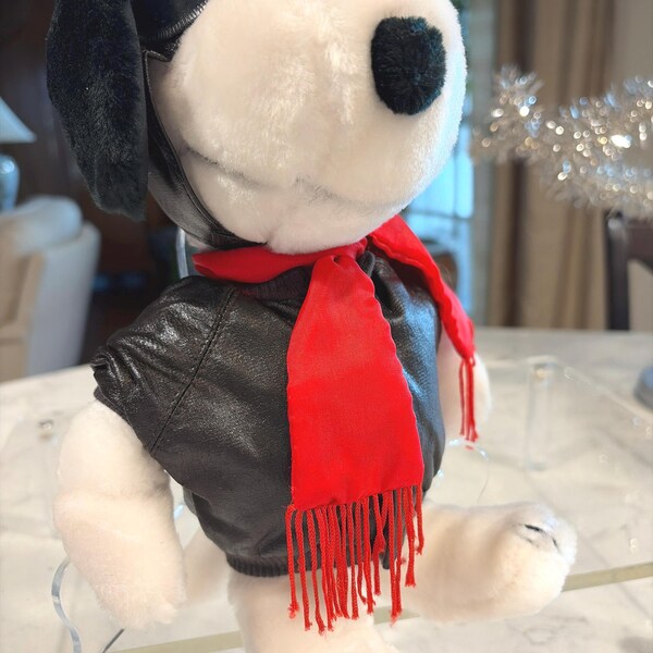 Peluche vintage de Snoopy Flying Ace de 28 cm, de Applause.