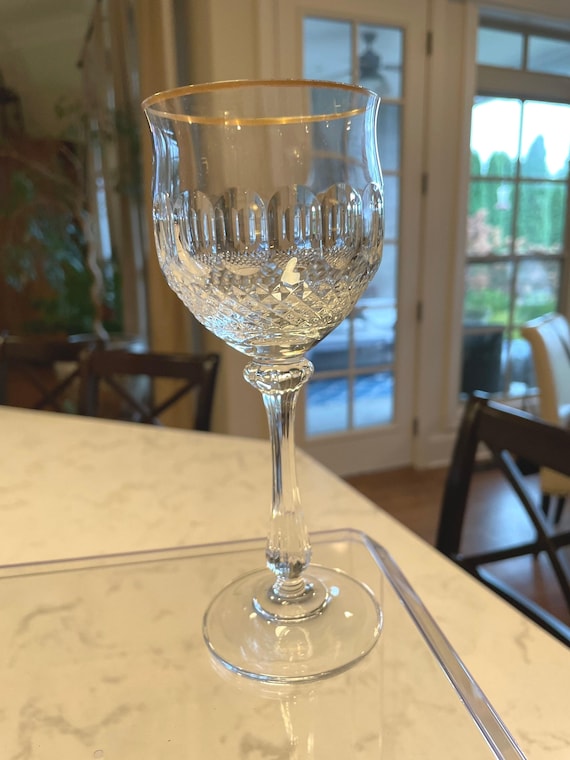 mikasa white wine glasses