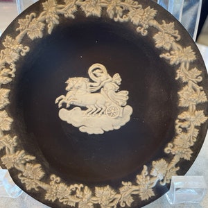 Wedgwood Black Jasperware Trinket Dish Decoration