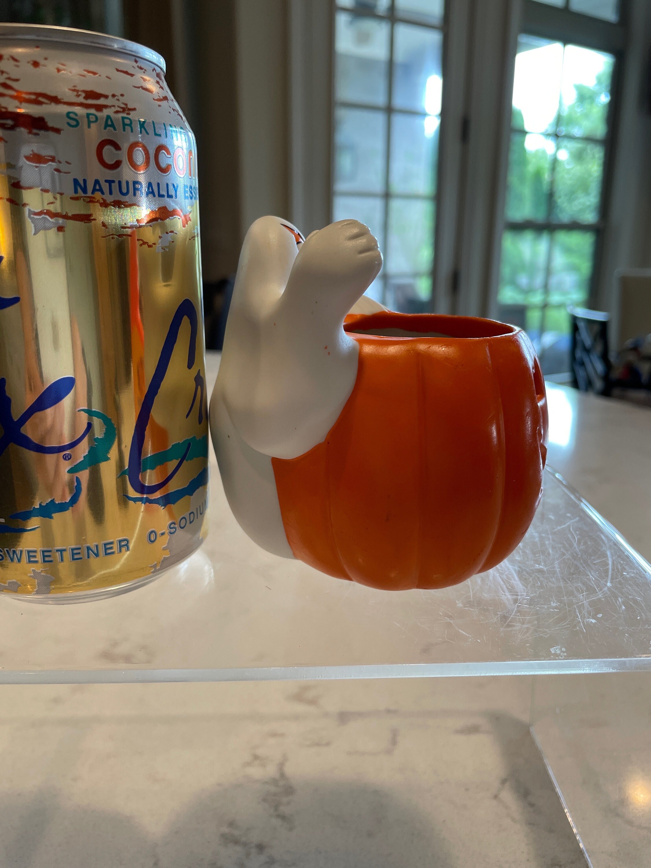Vintage Hallmark Halloween Ghost Candle Holder Jack O Lantern ...