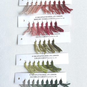 Appleton Wool Tapestry Needlepoint Yarn Hank ( 60 yrds) Select Colors 150-900