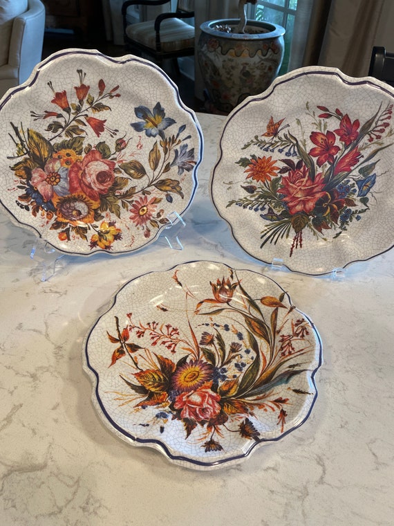 Vintage clearance melamine plates