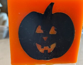 Cute Halloween Vintage Square Candle Jack O Lantern Pumpkin Candle Halloween Decoration Vintage Halloween