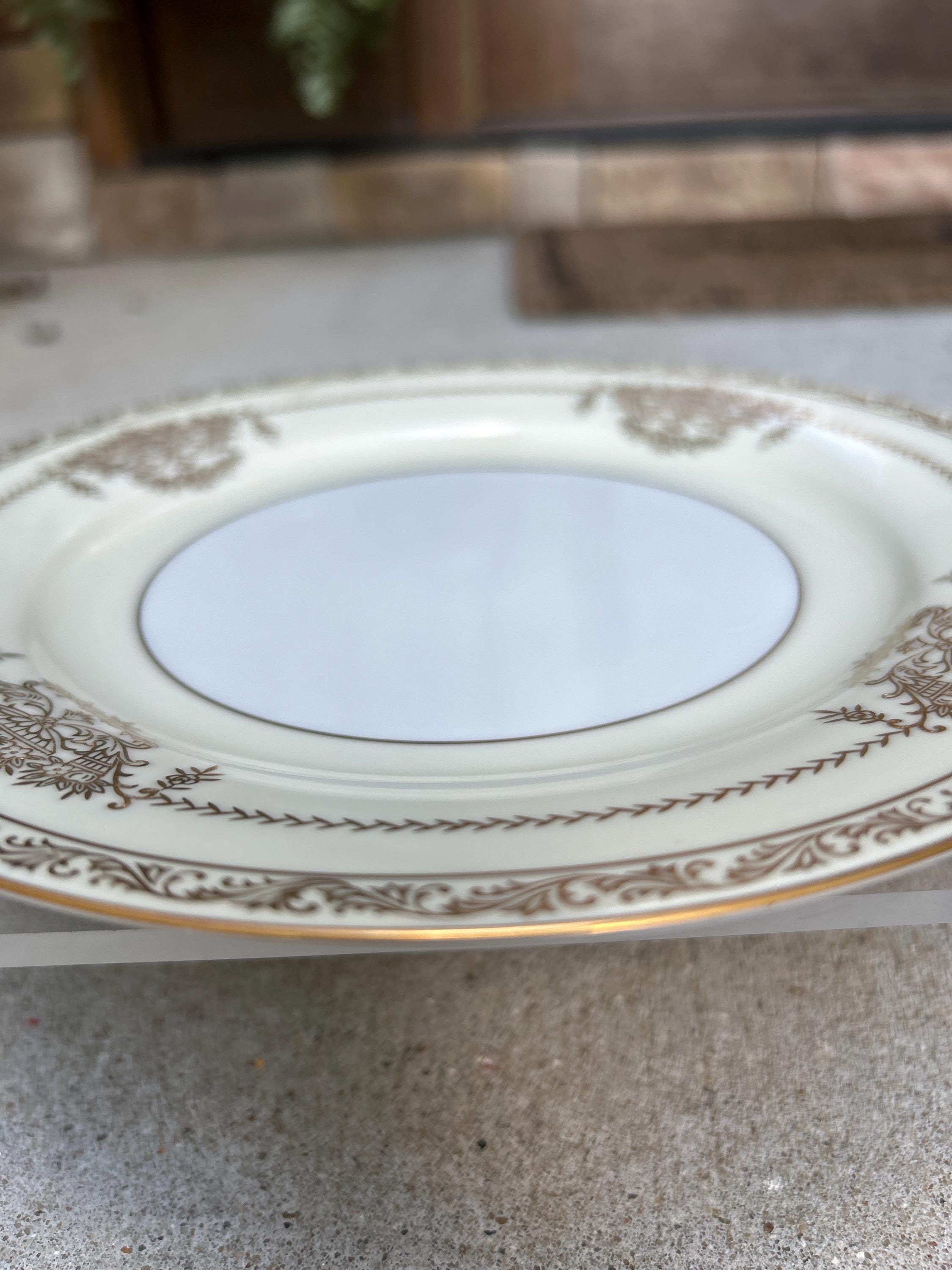 Noritake Japan Bancroft Bone & Gilt Porcelain China, 5481 Bone