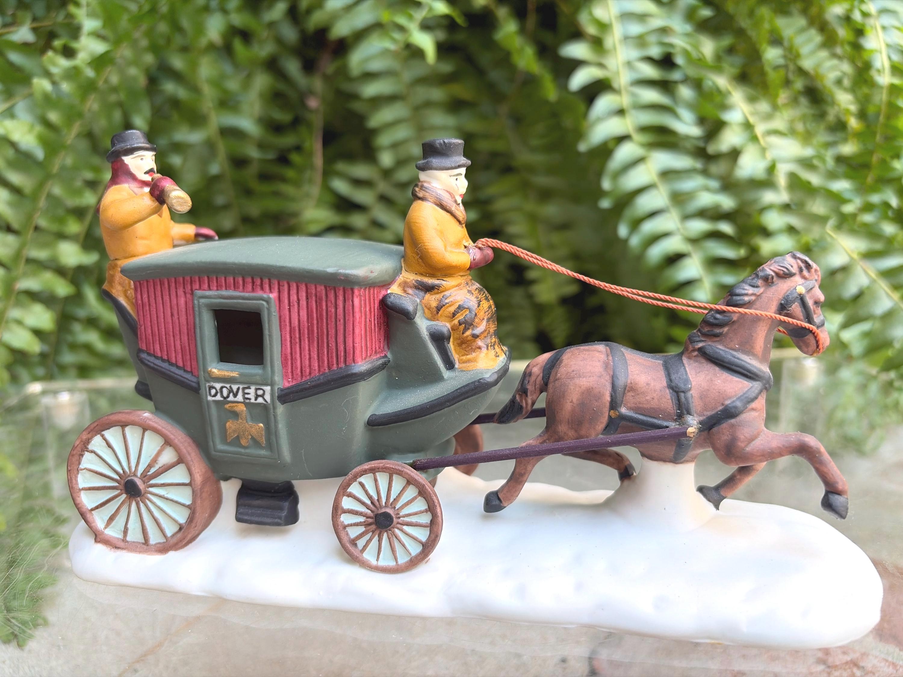 希少◆Department 56 ヘリテージビレッジ 馬車 置物 ヴィンテージ Dickens Village Horse and Carriage - Etsy