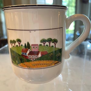 Villeroy & Boch Design Naif Mug, Porcelain, Germany,Coffee Mug, Vintage Villeroy and Boch