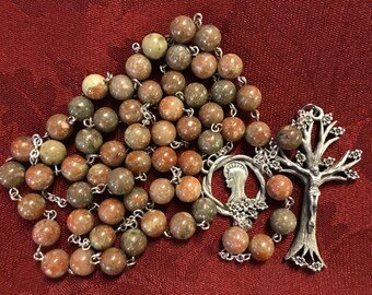 Jasper Rosary - Dogwood Tree