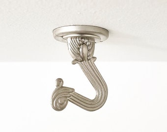 Crochet de plafond en métal, Crochet de suspension pour plante, Crochet pour jardinière suspendue, Crochet pour plante, Crochet de jardin, Crochet à vis, Support en macramé d'intérieur, Support pour plante d'intérieur