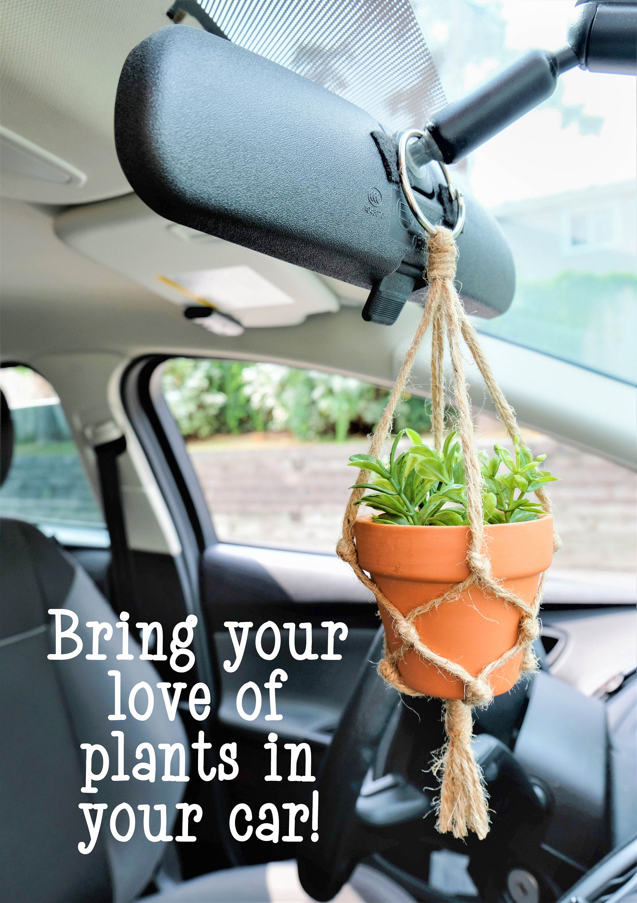 Buy Rear View Mirror Plant Hanger Car Hanging Accessories Small