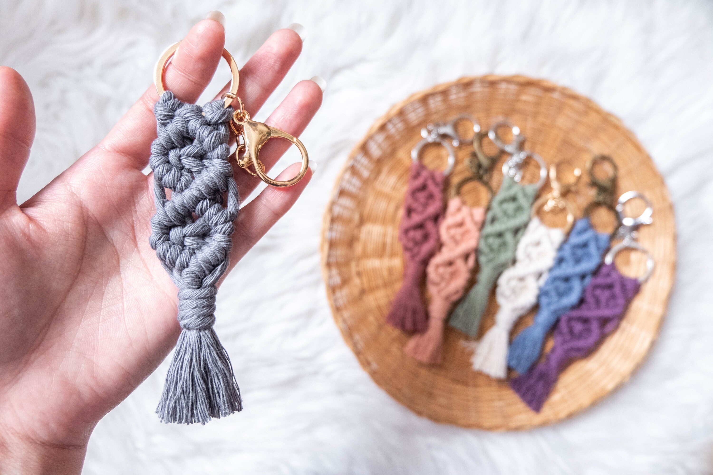 Macramé Sleutelhanger Mini Kit - Feeërieke