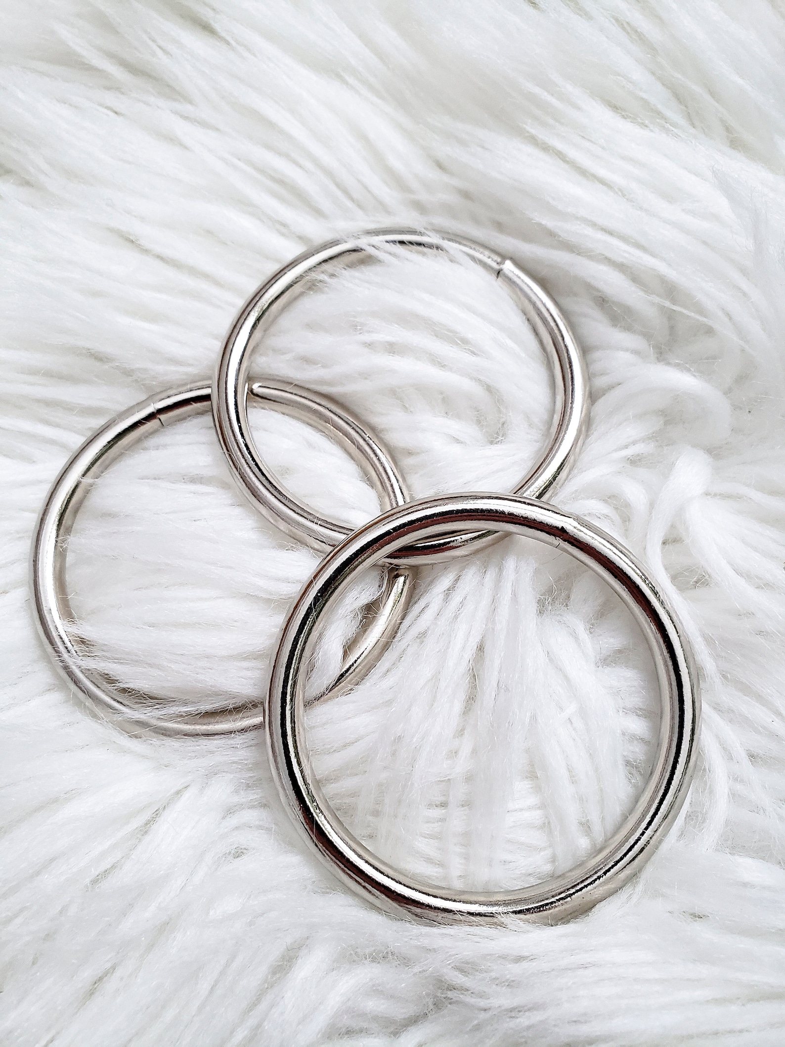 Metal Rings Macrame Ring Stainless Steel Ring Macrame Etsy