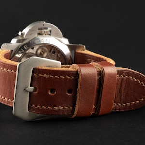 Vintage Edition - Spanish - Custom Handmade Full Grain Spanish Leather Watch Strap