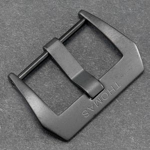 PVD Screw-in Stainless Steel Buckle for Watch Strap with Logo
