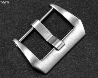 Brushed Screw-in Stainless Steel Buckle for Watch Strap