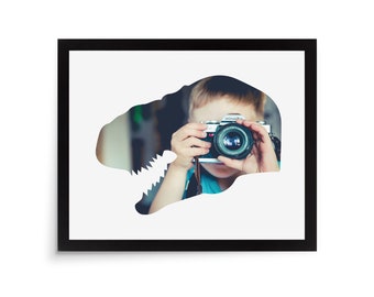 dinosaur frame etsy