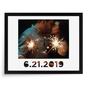 11x14 Custom Photo Mat - Picture Frame Mat - Customizable Text - Personalized Gift - Photo Frame Mat - Wedding Photo Decor - Custom Die Cut